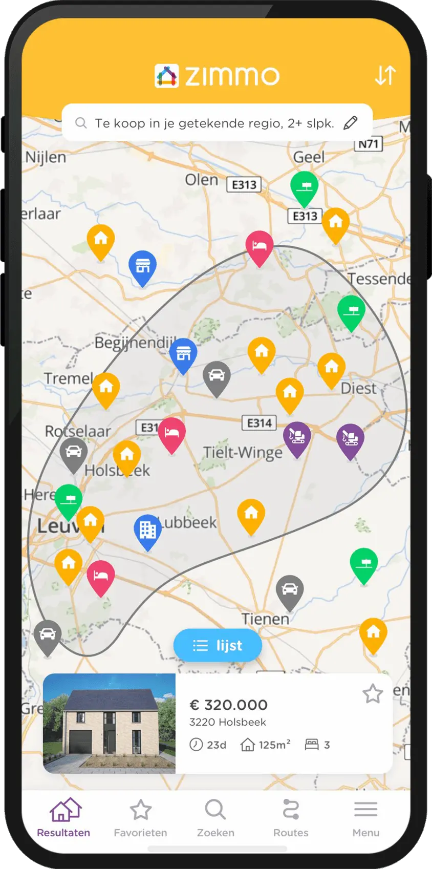 Mobile map page